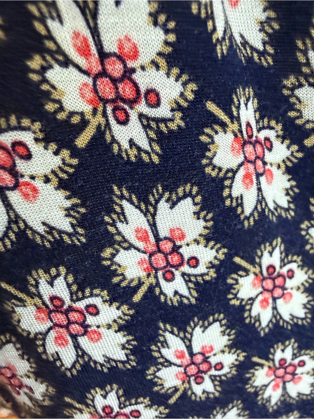 GAP Navy Dress with Pink and White Floral Print - Picture 3 of 4